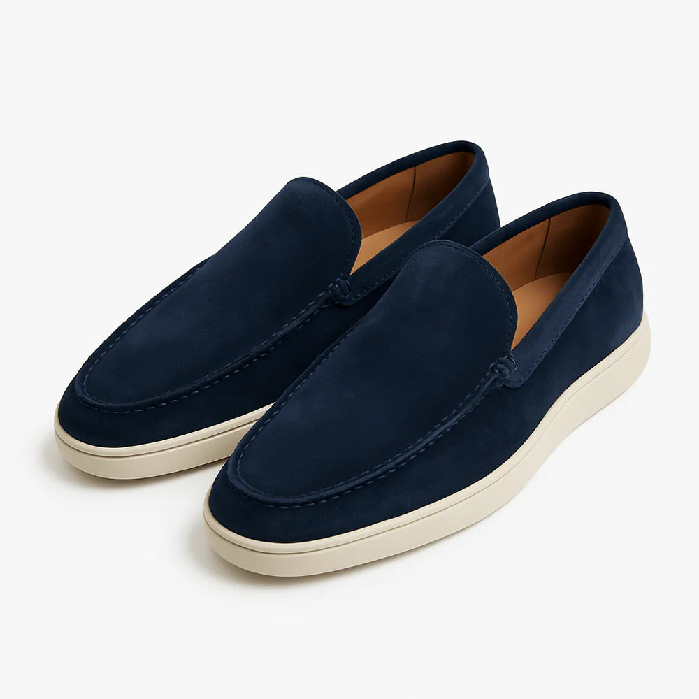 Scolora | Low Suede Loafers