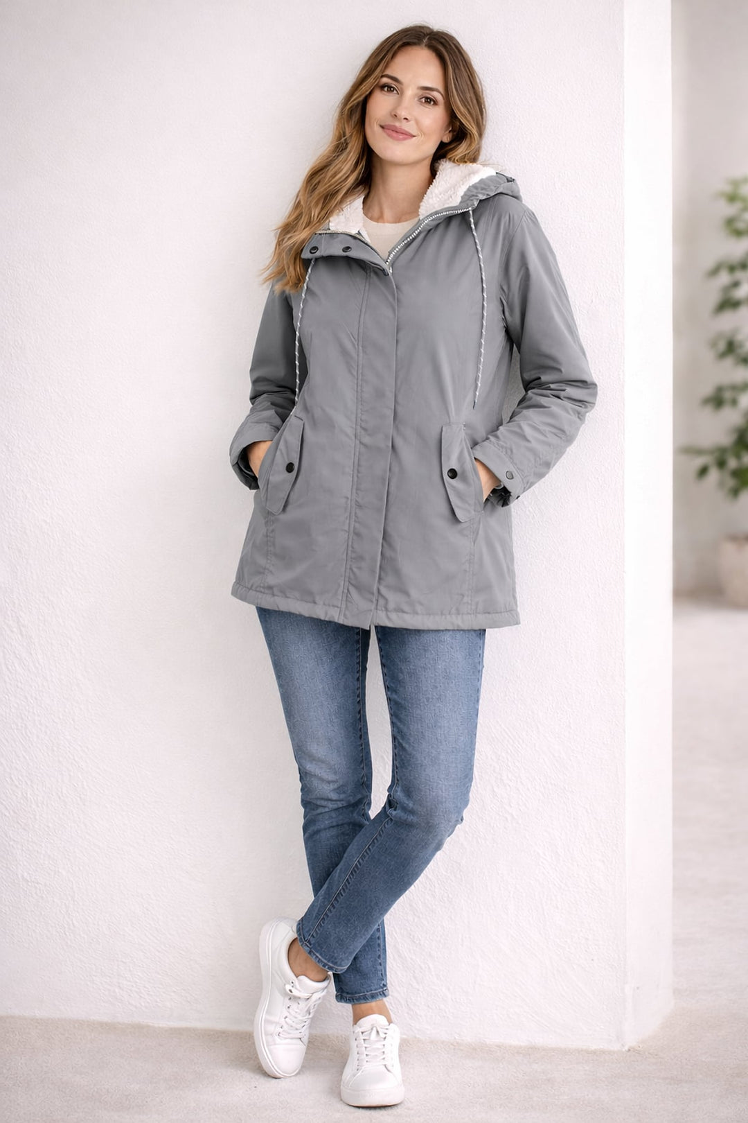 Beatrice Warm Long Hooded Puffer Winter Jacket 6