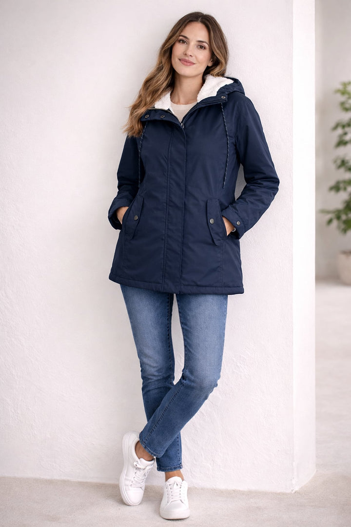 Beatrice Warm Long Hooded Puffer Winter Jacket 7