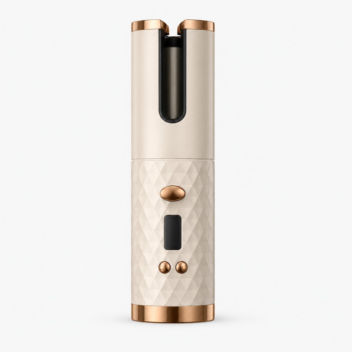 Scolora Coil cordless automatic hair curler in champagne