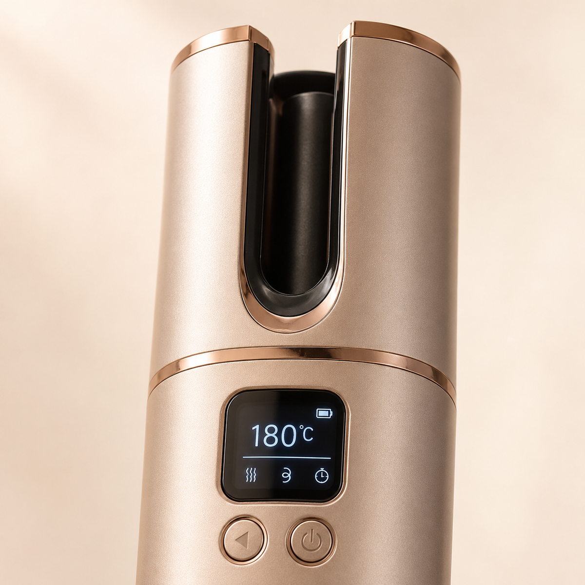 Scolora Coil LCD display showing heat and timer settings