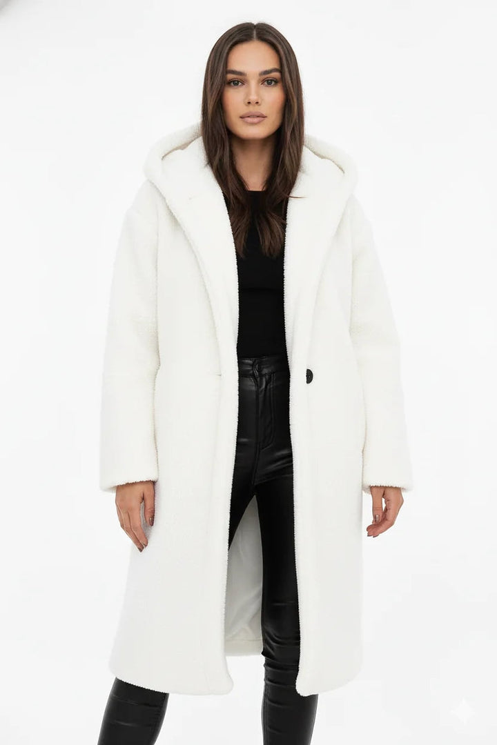 Veronique Elegant Oversized Teddy Fleece Coat 7