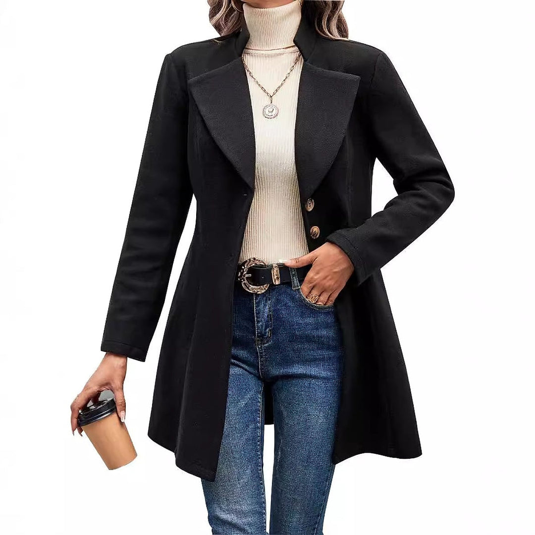 Yasmin Elegant Tailored Fit Long Blazer 4